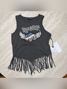 NWT Originality Big Girl “RockNRoll” Tank Top Tee *L (10)
